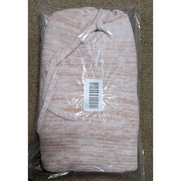 Wmn's NWT~SOMA Weekend Marshmallow Knit Hooded Sweater in Light Pink (Hush) XL - Picture 2 of 5